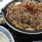 Yoshinoya Sagamionoekimaeten - お肉もいっぱいですな。