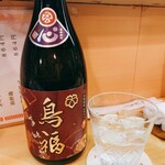 Torifuku - 酔神の心（芋）  ロック    450円
                        ※ラベルにはお店の屋号が