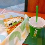 Subway Yokosuka Moazu Shiti Ten - チリチキンセット(チリチキン/カフェオレ)