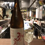 Japanese Sake Bar WASABI Nagoya Chikusa Ekimae Imaike Honten - 御代桜　純米吟醸　瓶囲い Rich and Mellow