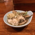 Mie Jin Kuwana Ten - 三重の鱧のしゃぶしゃぶ 野菜包み