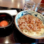 Marugame Seimen Matsusaka Ten - 牛スキカマタマうどん