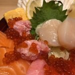 Nidaime Noguchi Sengyo Ten Kinshicho Parco Ten - 海の親子越え丼　¥1,780-(税抜表示)