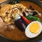 Soup Curry House Shippo Yahaba Ten - グリルドチキンカレー w/焼チーズ