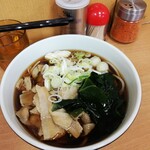 Takahata Soba Meidaimae Ten - 肉そば田舎￥560