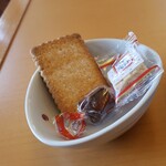 Sabou Okobachi - サービスのお菓子です。