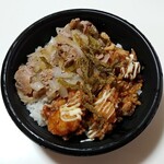 Karaage DON - 塩豚＆から丼（400円）