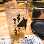 Lemon Sour 500 Yen All you can drink Yakiniku Horumon Sakaba 1129 Hamamatsu Yuraku Gai Ten - 