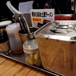 博多だるま - 卓上の調味料など