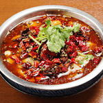 Sichuan-style spicy stew of white fish