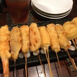 Oden Kushikatsu Kado Hachi - 串カツのセット２つ分