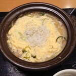 Aji no Mingei Hamura Ten - いくらとしらすのうどん雑炊