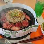 ペッパーランチ - お肉たっぷりビーフペッパーランチ セット 1100円！