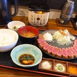 Gyukatsu Senmon Ten Ushitora - 2019年8月　牛かつ定食L（200ｇ）【1800円】