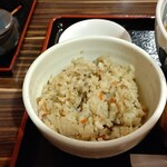 Udon Dojo Mouri Ya - ●ﾗﾝﾁ 単品 きつねうどん620+かやく御飯278+税10%89=987円 2020年02月