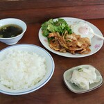 Oogi Ya Ramen - ショウガ焼き定食