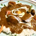 Kunitachi Curry Dokoro Indian - 野菜カレー+生卵