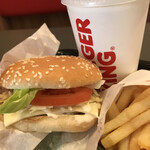 BURGER KING Yonago Ten - スノーチーズワッパーJr.(期間限定)セット