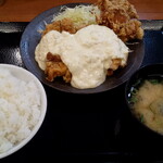 Karayama Hamamatsu Sachi Ten - 特盛り定食  ライス大盛り無料