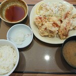 Yayoi Ken Tomakomai Akeno Shinmachi Ten - とり天定食　790円