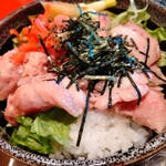 遊食彩宴 サンフラワー - 【2020.3.3(火)】日替わり丼(塩ヤキトリ丼・並盛)630円の塩ヤキトリ丼