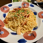 鎌倉パスタ - 炙りトロサーモンのトマトクリームパスタ（税抜き1190円）