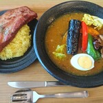 Soup Curry House Shippo Yahaba Ten - 厚切りグリルドベーコンカレー