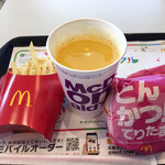 McDonald's Tokorozawa Sayamakaido Iriso Ten - セット。
                      オレンジジュースはいつも氷抜きです。