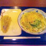 Marugame Seimen Hitachi Ten - かけうどん（並）となす天