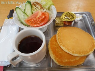 Ikeda-ko Paradise Restaurant Nanohana - ホットケーキセット