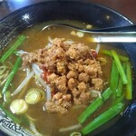 中国台湾料理 王府 - 激辛台湾ラーメン、辛さ3.5、ここの麻婆飯と同じくらいか。