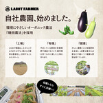 Enjoy the freshest farm vegetables♪