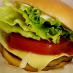 Mos Burger Hiroshima Tokaichi Ten - モーニング野菜チーズバーガー