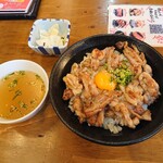 ひだや - せせり丼 大盛り（700円）2020年4月