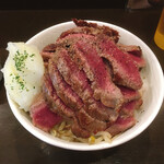 Tokyo Steak Don Gabusu Honkomagome Honten - ガブスステーキ W盛り 1,080円（税抜）