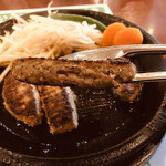 Pepper Lunch Fukuoka Kasuga Ten - カットした断面