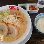 宝介 - ニラ南蛮ラーメンコッテリ指定850円+少ライス70円＝920円