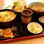 そば処 松寿庵 - かつ丼セット