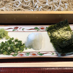 Soba Ko Shimizu Ten - 薬味