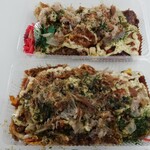 Okonomiyaki Dai - これで1人前　大スペシャル1080円、テイクアウト