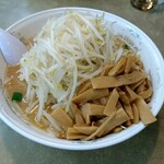 Kurumaya Ramen Ishinomaki Ten - みそラーメン660円+メンマ120円+もやし大盛り70円