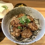 Yakitori Bacon Nagai Ten - 唐揚げ丼定食