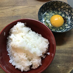 鴨錦 - 玉子かけごはん