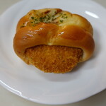 PAN de COMA Kagiya Ten - コロッケパン(160円)