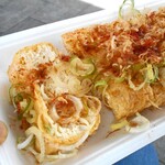 揚げ処さとう - ねぎ付き油揚げ