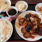 Ippin En - ■(ランチ) 茄子と豚肉醤油味炒め定食 650円(内税)■