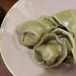 Anda Gyoza Yoyogi Uehara Ten - 水餃子 豚 大根とザーサイ