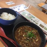 Michi no Eki Hachikita - 但馬牛カレーうどんセット850円