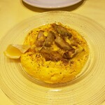 osteria  della  Capanna - アーティチョークの玉子焼き