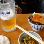 Izakaya Koji Asakusa Ten - お通し・中生・煮込み